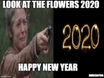 carol tells 2020 to look at the flowers.jpg