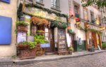 A sidewalk Cafe' in Montmarte, Paris. Cocktails around 6-ish.jpg