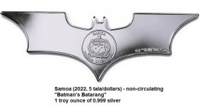 Samoa bat-shaped coin (2022).jpg