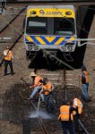 buckled rails at Jolimont 43C heat 28-1-09.jpg